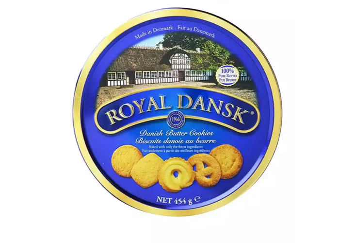 Royal Dansk Embossed Butter Cookies 454G