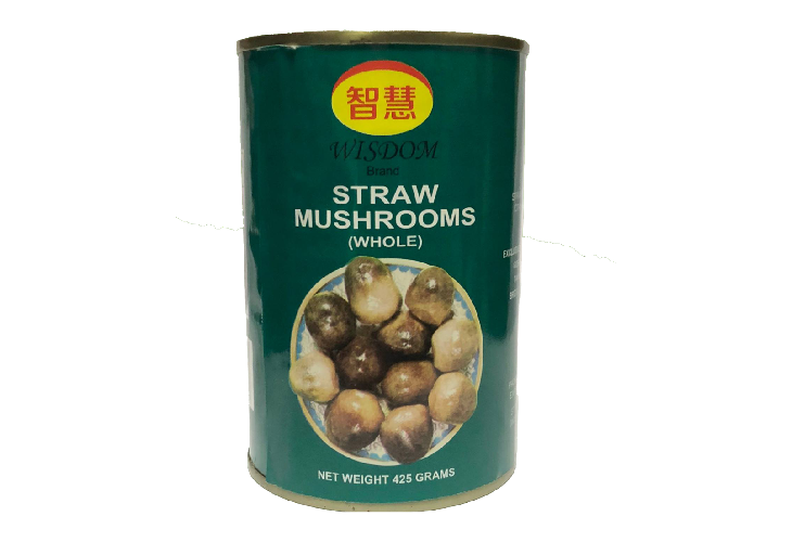 Wisdom Straw Mushroom 425g