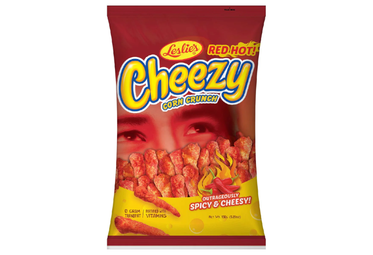 Cheezy Corn Crunch Red Hot 150g