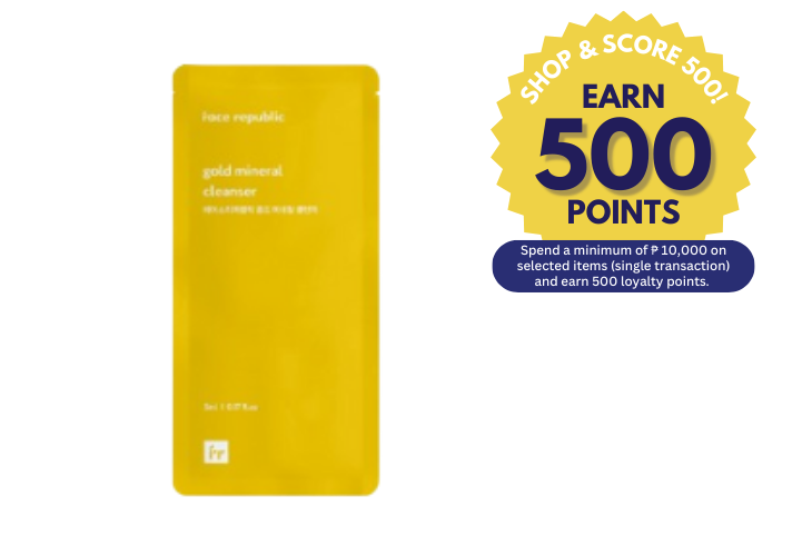 Face Republic Gold Mineral Cleanser 5mL (Shop & Score 500!)