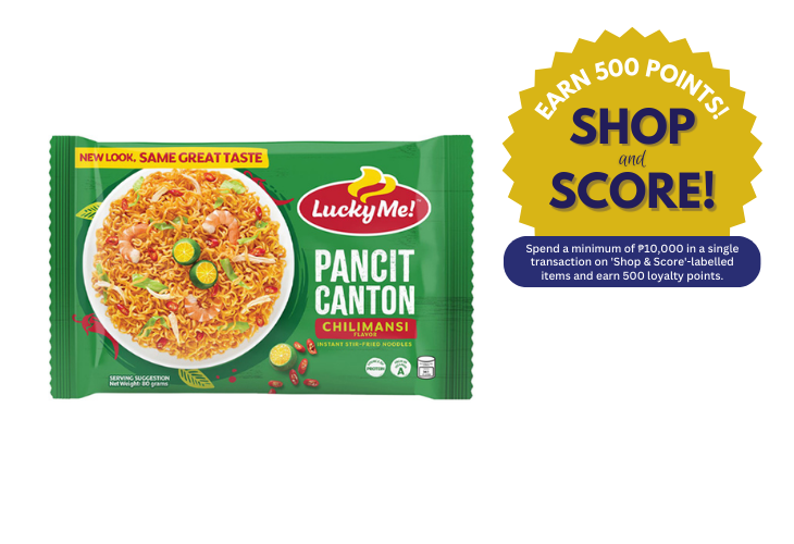 Lucky Me! Pancit Canton Chilimansi 80g (Shop & Score 500!)