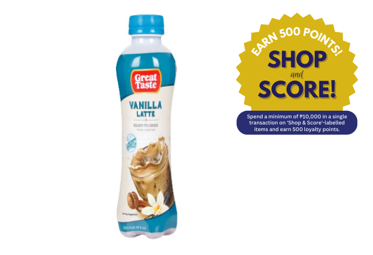 Great Taste  Iced Coffee Vanilla Latte 200ml (Shop & Score 500!)