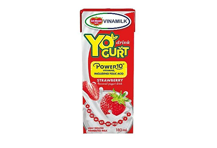 Del Monte Vinamilk Yoghurt Strawberry 180ml