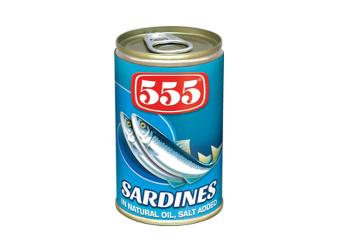 555 Sardines In Natural Oil EOC 155g