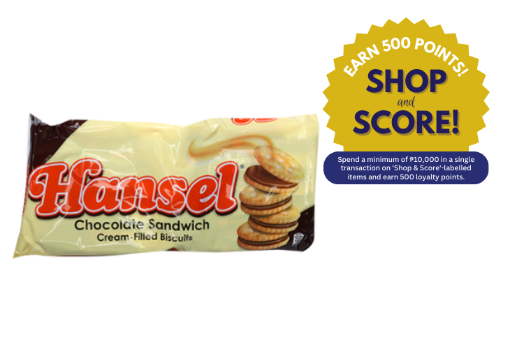 Rebisco Hansel Milk Choco 31g (Shop & Score 500!)