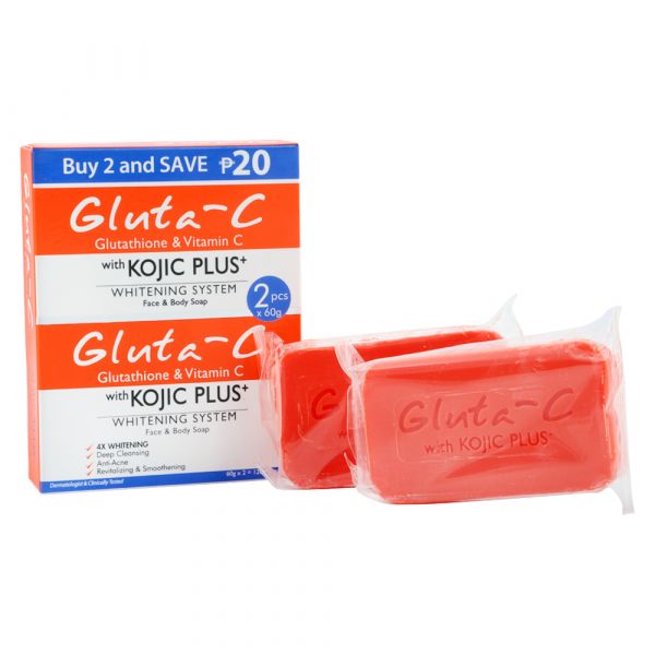 Gluta-C with Kojic Plus + Face & Body Soap 260g