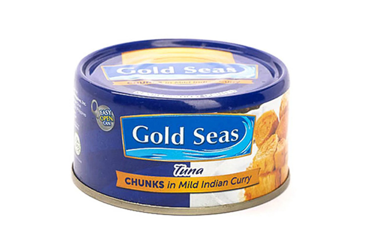 Gold Seas Tuna Chunks In Mild Indian Curry Eoc 185g