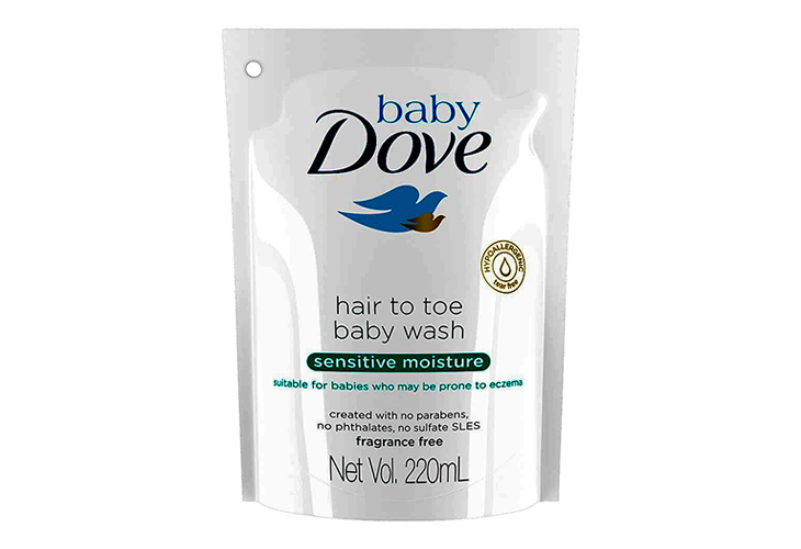 Baby Dove Sensitive Moisture Hair Toe Refill 220ml