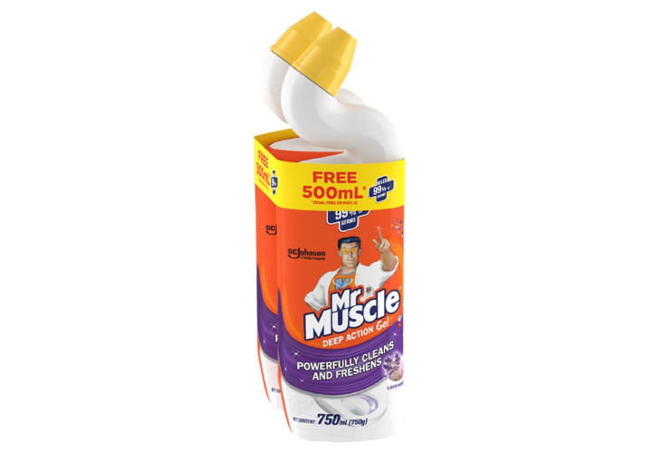 Mr. Muscle TBC Lavender 750ml Twinpack