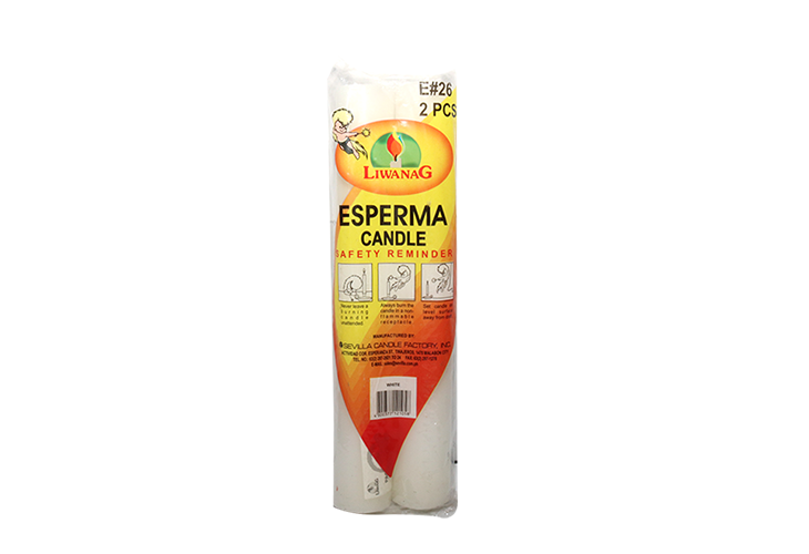 Liwanag Candle White Esperma #26