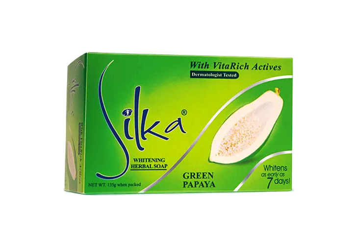 Silka Green Papaya Soap 135g