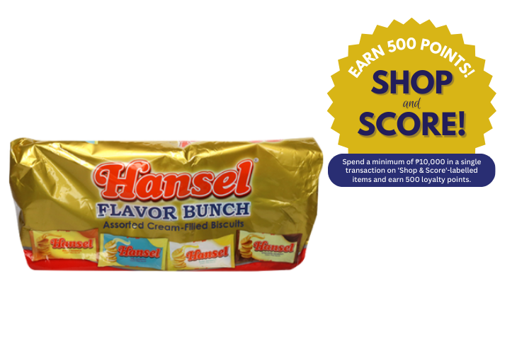 Rebisco Hansel Flavor Bunch 31g (Shop & Score 500!)