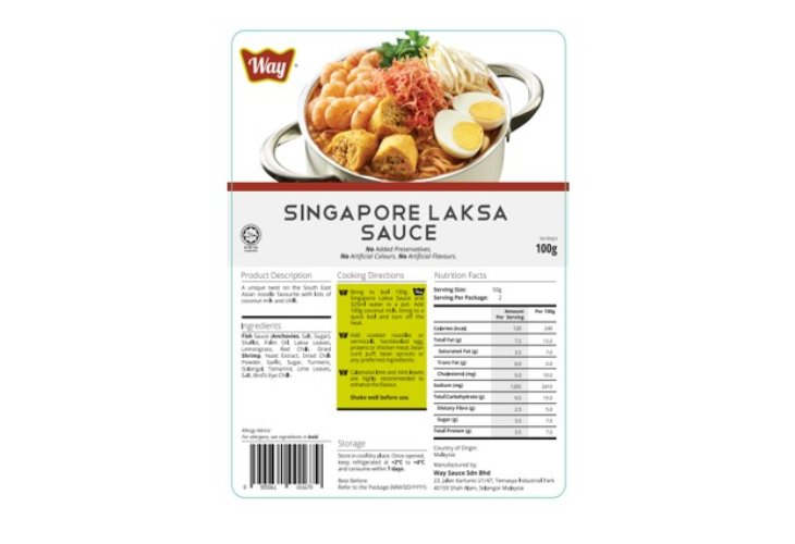 Way Sauce Singapore Laksa 100g