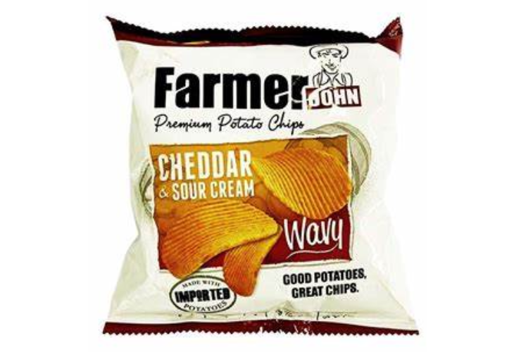 Farmer John Pot Chips Cheddar & Sour Cream 22g