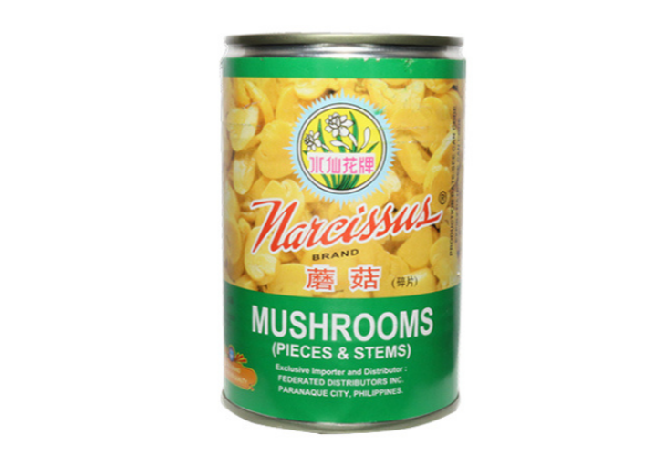 Narcissus Mushroom Pieces & Stem 400g