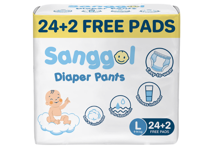 SANGGOL DISPOSABLE DIAPER PANTS LARGE