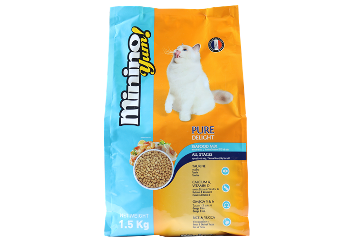 Minino Yum Seafood Mix All Stages 1.5kg