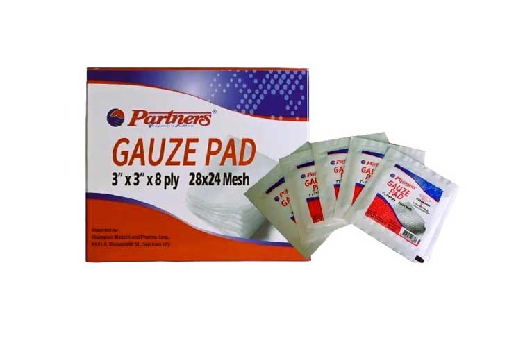 Partners Gauze Pad 3x3 Sterile 100s