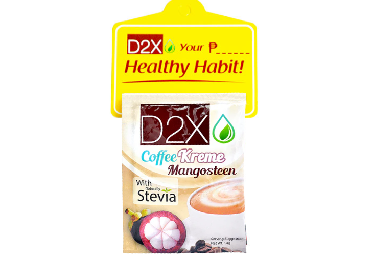 D2X Coffee Kreme Mangosteen W/ Stevia Hanger 14g
