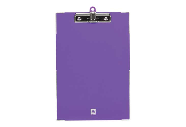 Elephant Duraplast Clipboard Violet A4