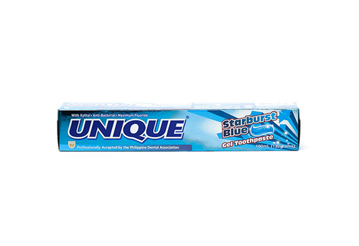 Unique Toothpaste Blue Starburst 100ml