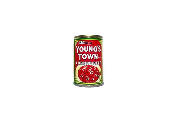 Young's Town Corned Beef Easy Open Can 150g