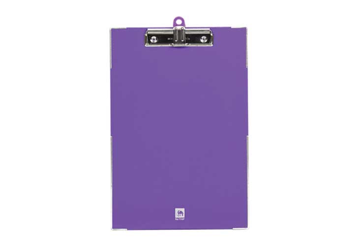 Elephant Duraplast Clipboard Violet Long