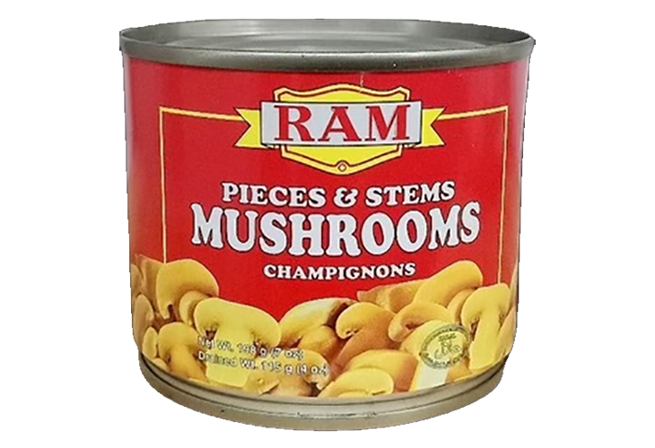 Ram Mushroom Pieces & Stem 400g