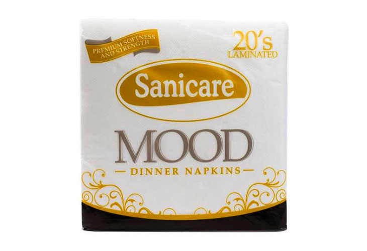 Sanicare Mood Dinner Napkins 2 Ply