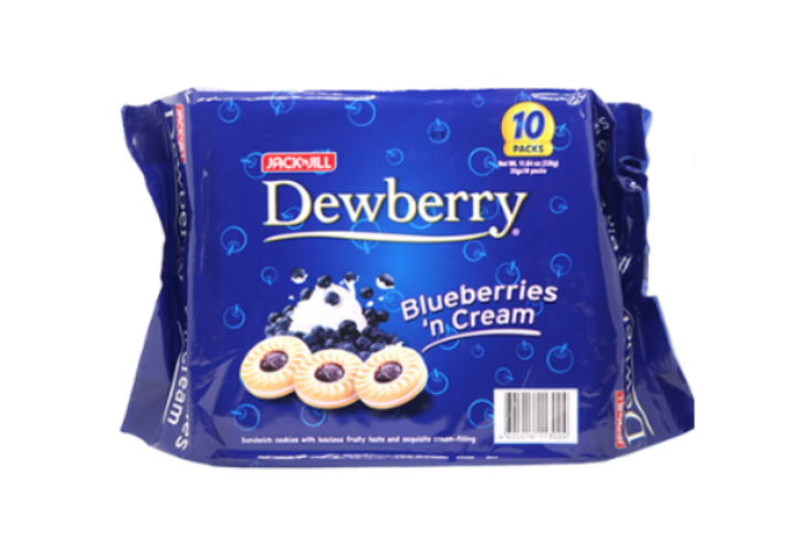 Dewberry's Blueberries & Cream 33g 10s