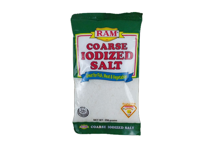 Ram Coarse Iodized Salt 250g