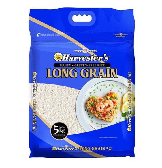 Harvesters Long Grain Rice 5kg