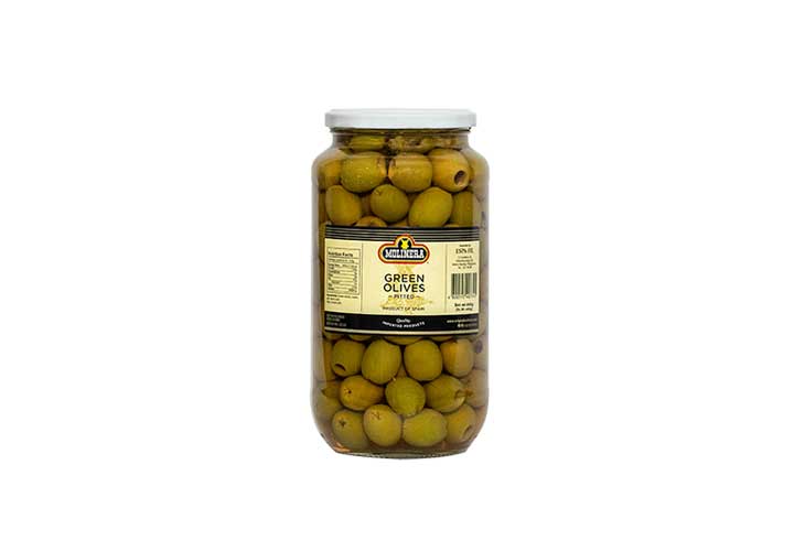 Molinera Green Olives Pitted 900g