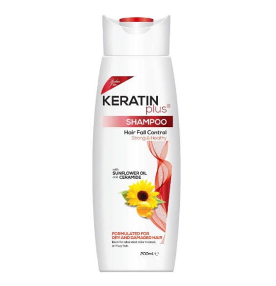 Keratin Plus Shampoo Hair Fall Control Strong & Healthy 200ml