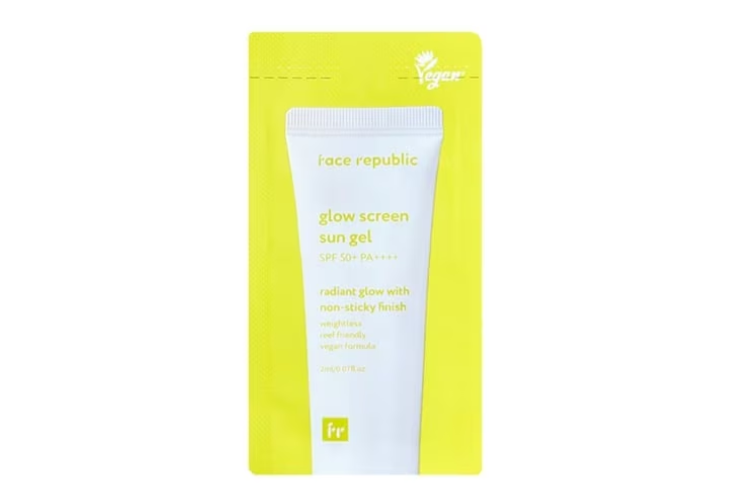 Face Republic Glow Screen Sun Gel SPF50 2mL