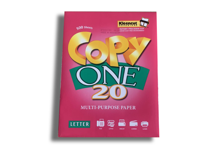 Copy One  Copy Paper 8.5" x 11" 80GSM