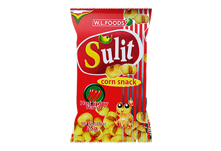 W.L. Sulit Corn Snack Spicy Flavor 25g