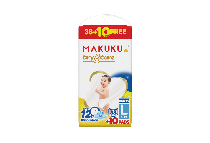 Makuku Baby Diaper Dry Care L 38+10