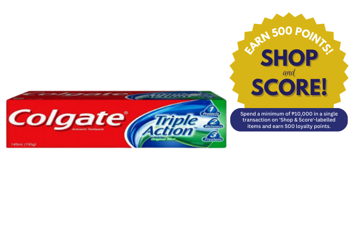 Colgate Triple Action System Original Mint Toothpaste 193g (Shop & Score 500!)