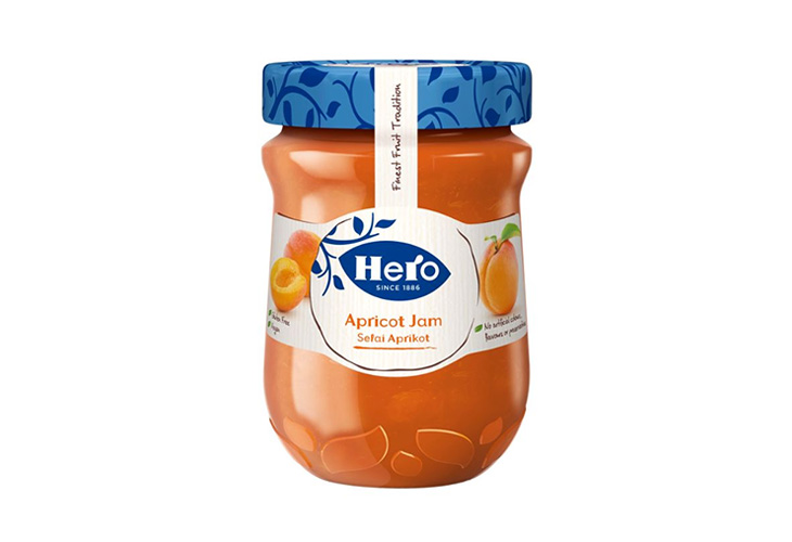 Hero Apricot Jam 340g