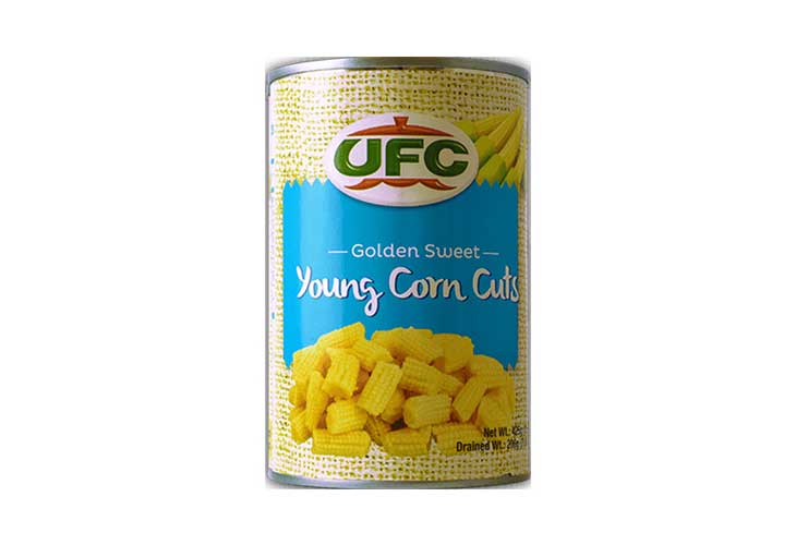 UFC Sliced Young Corn 425g