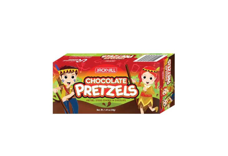 Jack & Jill Choco Pretzel Box Small 40g