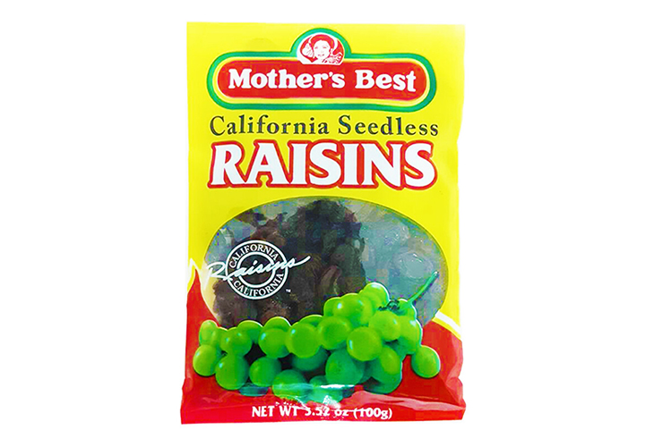 Mother's Best California Seedless Raisins 100g