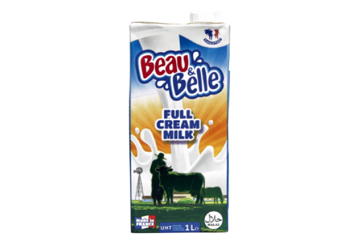 Beau & Belle Full Cream Milk 1L