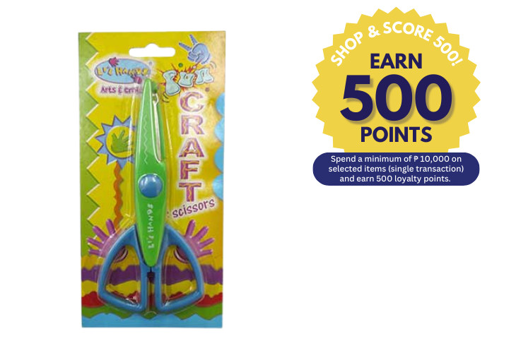 Li'l Hands Fun Craft Scissors #2 Zigzag Cuts (Shop & Score 500!)