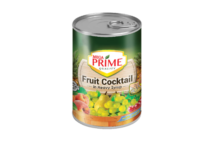 Mega Fruit Cocktail Reg Heavy Syrup 425g