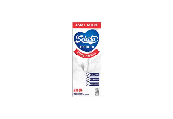 Selecta Fortified Sterilized Milk 245ml