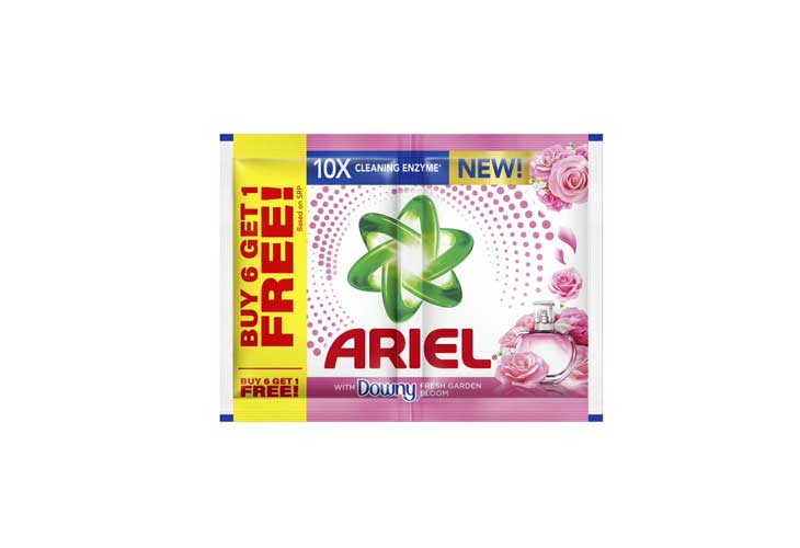 Ariel Base Powder Fresh Garden Bloom (Pink) Jumbo 6+1 64g