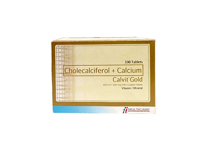 Calvit Gold 400Iu/600mg Tablet 100s