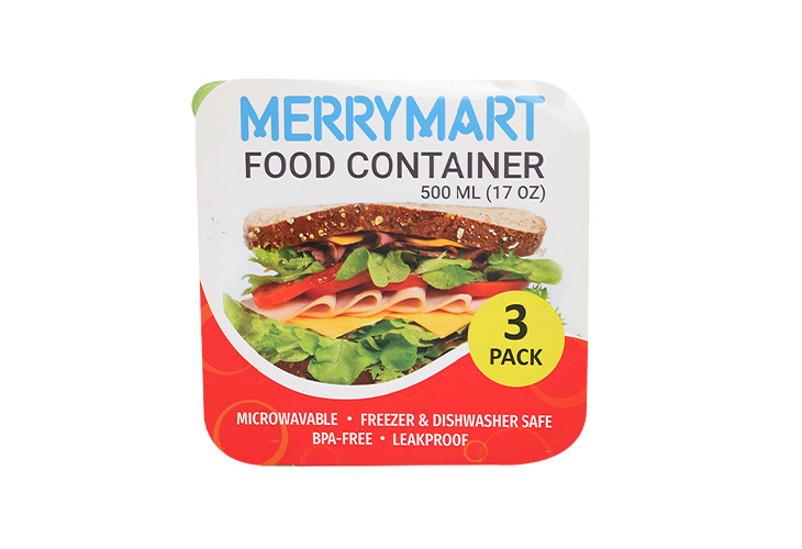 MerryMart Microwave Food Storage 500ml